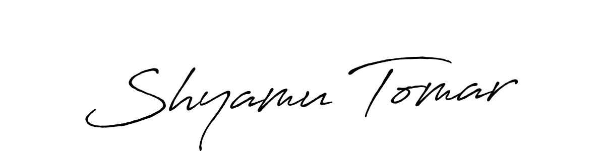 Make a beautiful signature design for name Shyamu Tomar. Use this online signature maker to create a handwritten signature for free. Shyamu Tomar signature style 7 images and pictures png