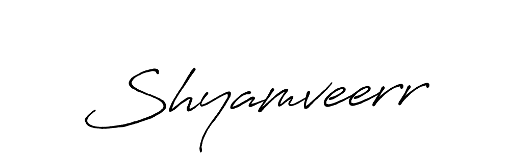You should practise on your own different ways (Antro_Vectra_Bolder) to write your name (Shyamveerr) in signature. don't let someone else do it for you. Shyamveerr signature style 7 images and pictures png