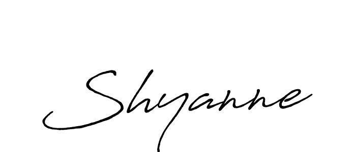 Design your own signature with our free online signature maker. With this signature software, you can create a handwritten (Antro_Vectra_Bolder) signature for name Shyanne. Shyanne signature style 7 images and pictures png