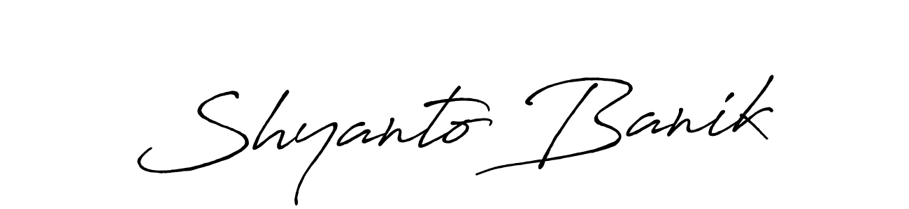 Once you've used our free online signature maker to create your best signature Antro_Vectra_Bolder style, it's time to enjoy all of the benefits that Shyanto Banik name signing documents. Shyanto Banik signature style 7 images and pictures png