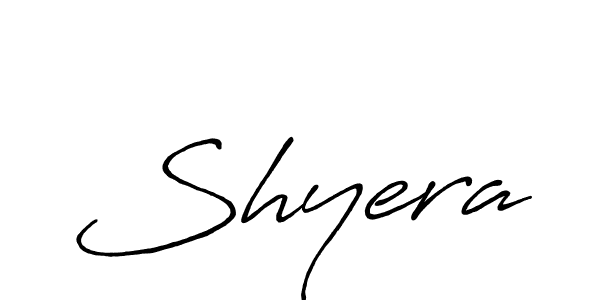 Antro_Vectra_Bolder is a professional signature style that is perfect for those who want to add a touch of class to their signature. It is also a great choice for those who want to make their signature more unique. Get Shyera name to fancy signature for free. Shyera signature style 7 images and pictures png