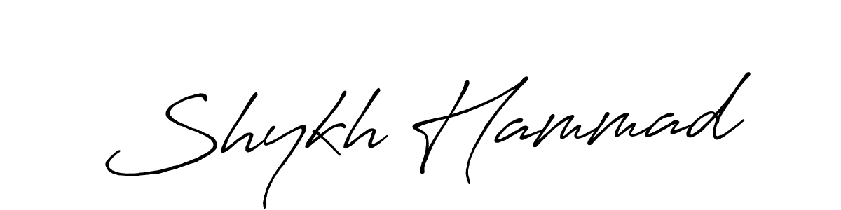 if you are searching for the best signature style for your name Shykh Hammad. so please give up your signature search. here we have designed multiple signature styles  using Antro_Vectra_Bolder. Shykh Hammad signature style 7 images and pictures png