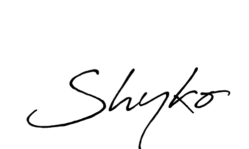 How to Draw Shyko signature style? Antro_Vectra_Bolder is a latest design signature styles for name Shyko. Shyko signature style 7 images and pictures png