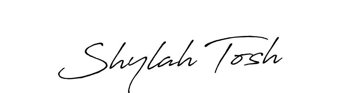 How to make Shylah Tosh signature? Antro_Vectra_Bolder is a professional autograph style. Create handwritten signature for Shylah Tosh name. Shylah Tosh signature style 7 images and pictures png