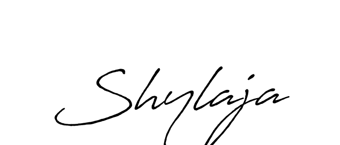 Create a beautiful signature design for name Shylaja. With this signature (Antro_Vectra_Bolder) fonts, you can make a handwritten signature for free. Shylaja signature style 7 images and pictures png