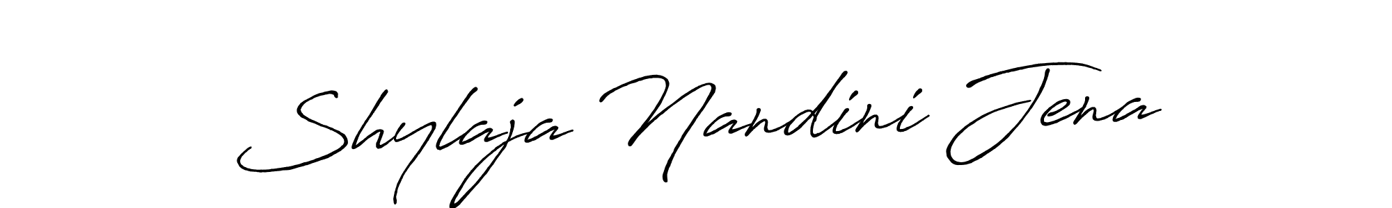 Also we have Shylaja Nandini Jena name is the best signature style. Create professional handwritten signature collection using Antro_Vectra_Bolder autograph style. Shylaja Nandini Jena signature style 7 images and pictures png