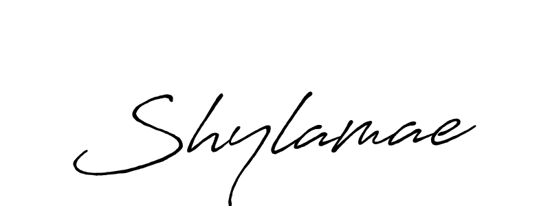 How to make Shylamae signature? Antro_Vectra_Bolder is a professional autograph style. Create handwritten signature for Shylamae name. Shylamae signature style 7 images and pictures png