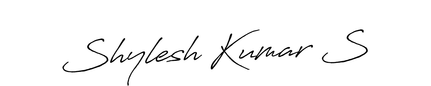 This is the best signature style for the Shylesh Kumar S name. Also you like these signature font (Antro_Vectra_Bolder). Mix name signature. Shylesh Kumar S signature style 7 images and pictures png