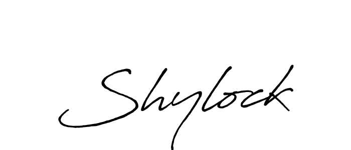 Use a signature maker to create a handwritten signature online. With this signature software, you can design (Antro_Vectra_Bolder) your own signature for name Shylock. Shylock signature style 7 images and pictures png