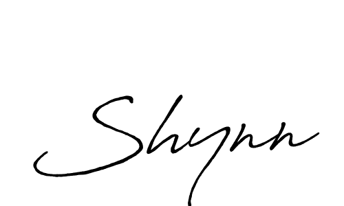 Design your own signature with our free online signature maker. With this signature software, you can create a handwritten (Antro_Vectra_Bolder) signature for name Shynn. Shynn signature style 7 images and pictures png