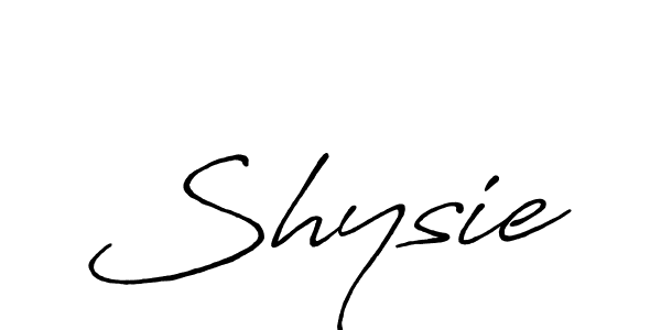 Use a signature maker to create a handwritten signature online. With this signature software, you can design (Antro_Vectra_Bolder) your own signature for name Shysie. Shysie signature style 7 images and pictures png