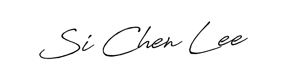 Also we have Si Chen Lee name is the best signature style. Create professional handwritten signature collection using Antro_Vectra_Bolder autograph style. Si Chen Lee signature style 7 images and pictures png