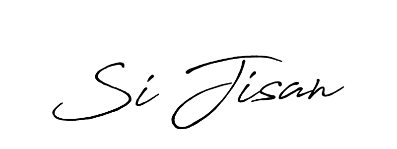 Once you've used our free online signature maker to create your best signature Antro_Vectra_Bolder style, it's time to enjoy all of the benefits that Si Jisan name signing documents. Si Jisan signature style 7 images and pictures png