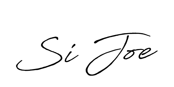 Design your own signature with our free online signature maker. With this signature software, you can create a handwritten (Antro_Vectra_Bolder) signature for name Si Joe. Si Joe signature style 7 images and pictures png