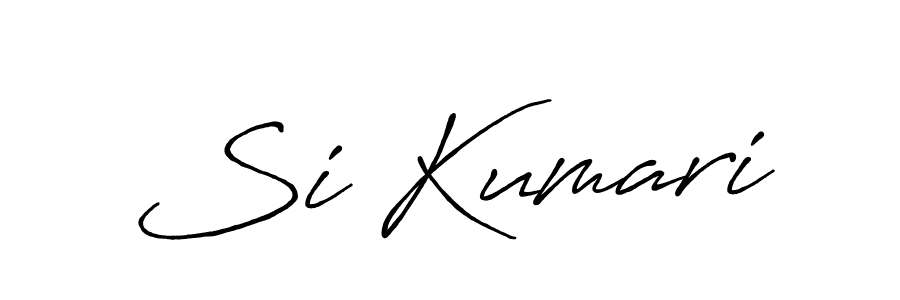if you are searching for the best signature style for your name Si Kumari. so please give up your signature search. here we have designed multiple signature styles  using Antro_Vectra_Bolder. Si Kumari signature style 7 images and pictures png