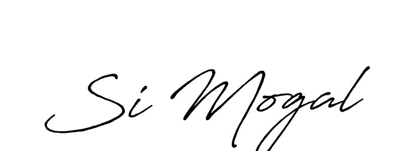 How to make Si Mogal signature? Antro_Vectra_Bolder is a professional autograph style. Create handwritten signature for Si Mogal name. Si Mogal signature style 7 images and pictures png