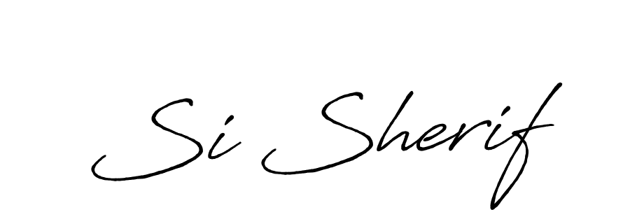 Antro_Vectra_Bolder is a professional signature style that is perfect for those who want to add a touch of class to their signature. It is also a great choice for those who want to make their signature more unique. Get Si Sherif name to fancy signature for free. Si Sherif signature style 7 images and pictures png