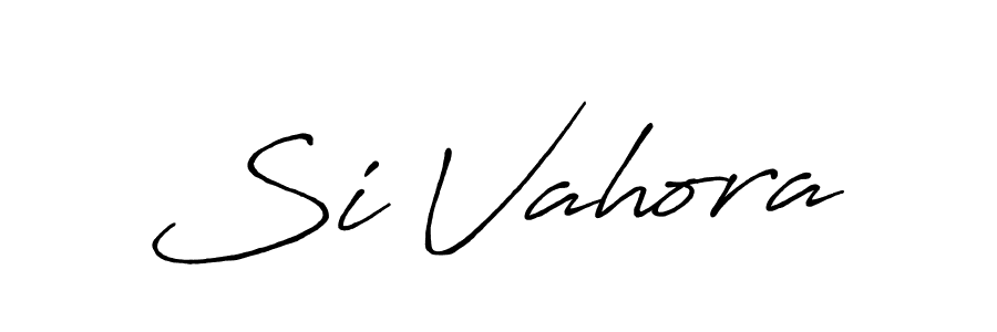 This is the best signature style for the Si Vahora name. Also you like these signature font (Antro_Vectra_Bolder). Mix name signature. Si Vahora signature style 7 images and pictures png