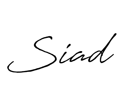 Also You can easily find your signature by using the search form. We will create Siad name handwritten signature images for you free of cost using Antro_Vectra_Bolder sign style. Siad signature style 7 images and pictures png