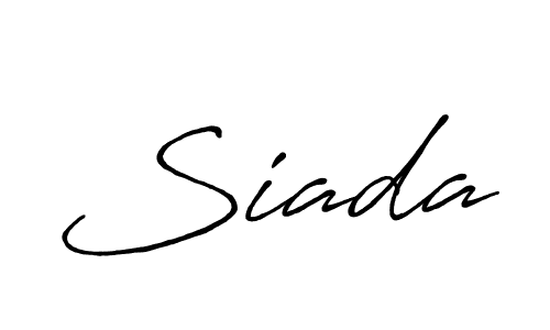 How to make Siada name signature. Use Antro_Vectra_Bolder style for creating short signs online. This is the latest handwritten sign. Siada signature style 7 images and pictures png