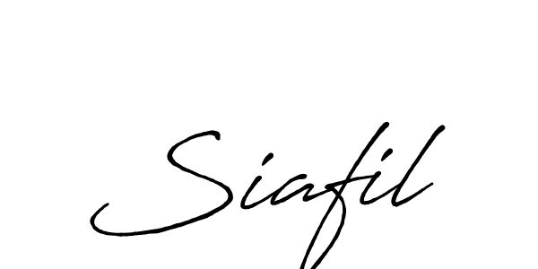 Use a signature maker to create a handwritten signature online. With this signature software, you can design (Antro_Vectra_Bolder) your own signature for name Siafil. Siafil signature style 7 images and pictures png