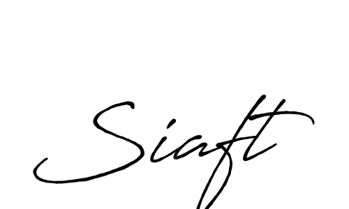 Also we have Siaft name is the best signature style. Create professional handwritten signature collection using Antro_Vectra_Bolder autograph style. Siaft signature style 7 images and pictures png