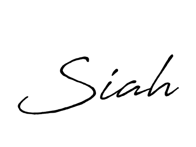 Use a signature maker to create a handwritten signature online. With this signature software, you can design (Antro_Vectra_Bolder) your own signature for name Siah. Siah signature style 7 images and pictures png