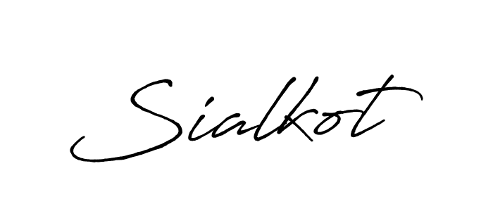 How to make Sialkot name signature. Use Antro_Vectra_Bolder style for creating short signs online. This is the latest handwritten sign. Sialkot signature style 7 images and pictures png