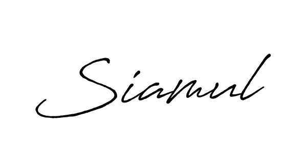 Once you've used our free online signature maker to create your best signature Antro_Vectra_Bolder style, it's time to enjoy all of the benefits that Siamul name signing documents. Siamul signature style 7 images and pictures png