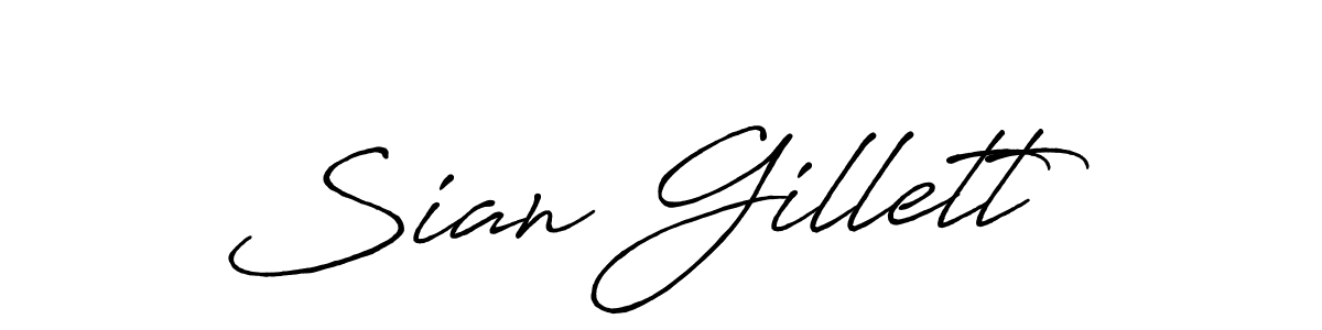 Also You can easily find your signature by using the search form. We will create Sian Gillett name handwritten signature images for you free of cost using Antro_Vectra_Bolder sign style. Sian Gillett signature style 7 images and pictures png