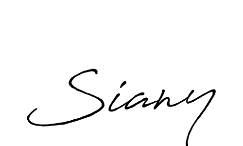 Antro_Vectra_Bolder is a professional signature style that is perfect for those who want to add a touch of class to their signature. It is also a great choice for those who want to make their signature more unique. Get Siany name to fancy signature for free. Siany signature style 7 images and pictures png
