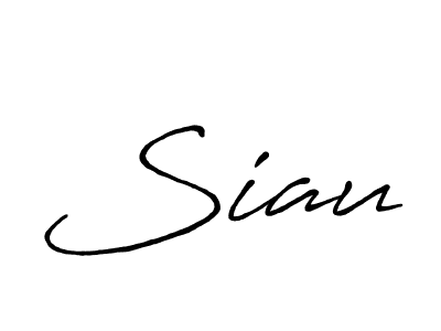 It looks lik you need a new signature style for name Siau. Design unique handwritten (Antro_Vectra_Bolder) signature with our free signature maker in just a few clicks. Siau signature style 7 images and pictures png