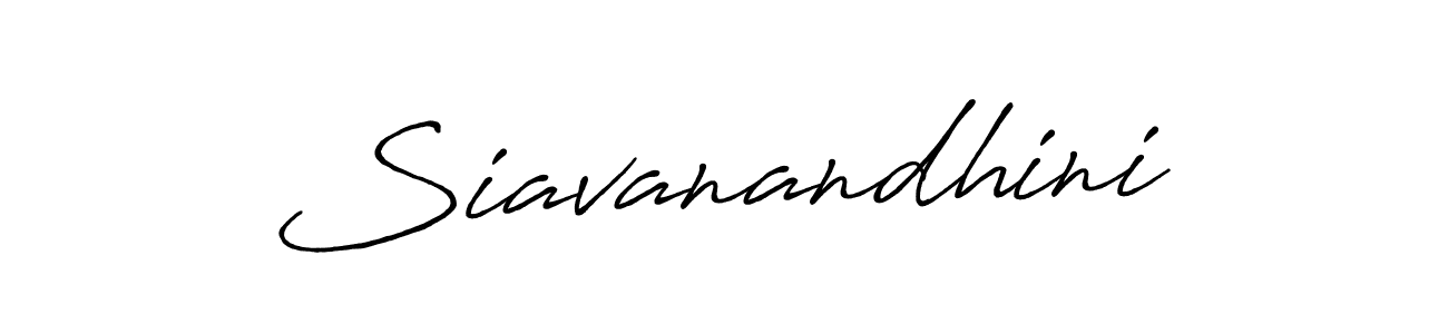 Siavanandhini stylish signature style. Best Handwritten Sign (Antro_Vectra_Bolder) for my name. Handwritten Signature Collection Ideas for my name Siavanandhini. Siavanandhini signature style 7 images and pictures png