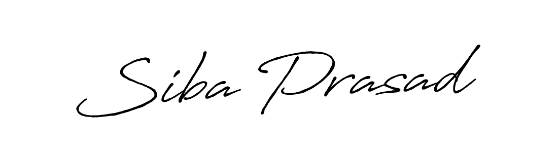 Create a beautiful signature design for name Siba Prasad. With this signature (Antro_Vectra_Bolder) fonts, you can make a handwritten signature for free. Siba Prasad signature style 7 images and pictures png