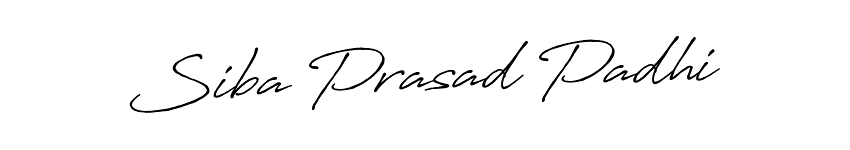 Make a beautiful signature design for name Siba Prasad Padhi. With this signature (Antro_Vectra_Bolder) style, you can create a handwritten signature for free. Siba Prasad Padhi signature style 7 images and pictures png