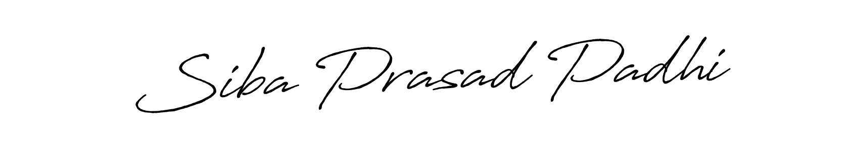 Make a beautiful signature design for name Siba Prasad Padhi. With this signature (Antro_Vectra_Bolder) style, you can create a handwritten signature for free. Siba Prasad Padhi signature style 7 images and pictures png