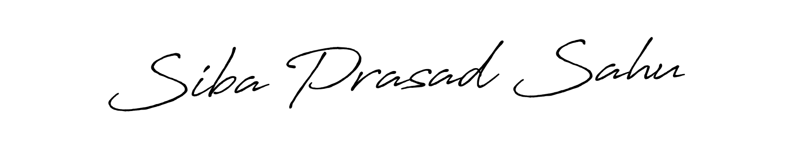 Siba Prasad Sahu stylish signature style. Best Handwritten Sign (Antro_Vectra_Bolder) for my name. Handwritten Signature Collection Ideas for my name Siba Prasad Sahu. Siba Prasad Sahu signature style 7 images and pictures png