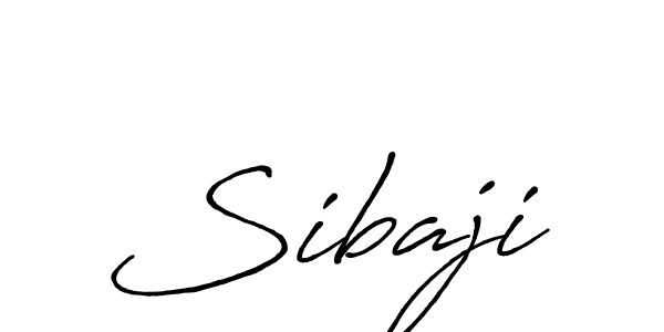 Make a beautiful signature design for name Sibaji. With this signature (Antro_Vectra_Bolder) style, you can create a handwritten signature for free. Sibaji signature style 7 images and pictures png