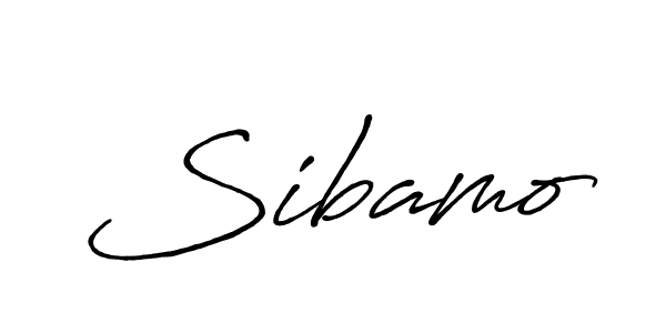 Sibamo stylish signature style. Best Handwritten Sign (Antro_Vectra_Bolder) for my name. Handwritten Signature Collection Ideas for my name Sibamo. Sibamo signature style 7 images and pictures png