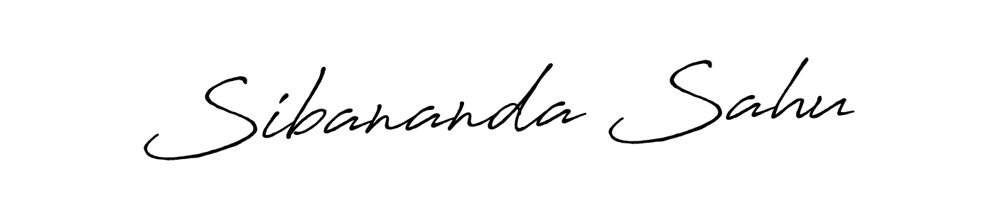 How to make Sibananda Sahu signature? Antro_Vectra_Bolder is a professional autograph style. Create handwritten signature for Sibananda Sahu name. Sibananda Sahu signature style 7 images and pictures png