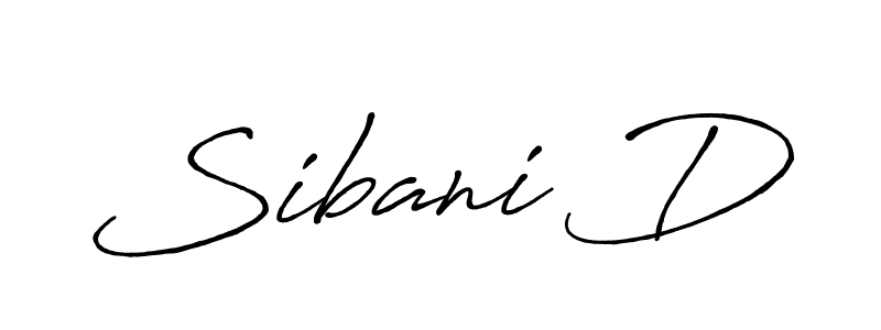 Also we have Sibani D name is the best signature style. Create professional handwritten signature collection using Antro_Vectra_Bolder autograph style. Sibani D signature style 7 images and pictures png