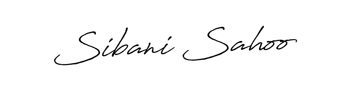 Sibani Sahoo stylish signature style. Best Handwritten Sign (Antro_Vectra_Bolder) for my name. Handwritten Signature Collection Ideas for my name Sibani Sahoo. Sibani Sahoo signature style 7 images and pictures png