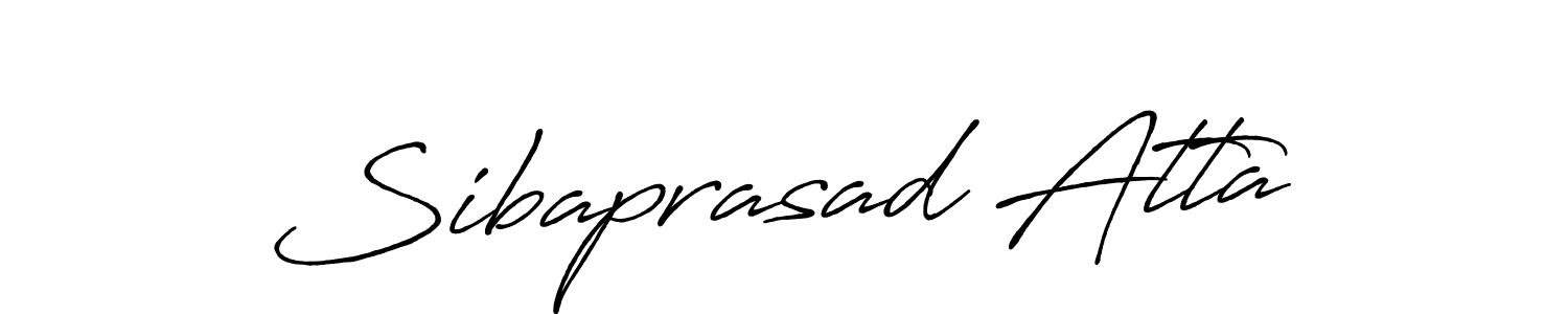 Make a beautiful signature design for name Sibaprasad Atta. With this signature (Antro_Vectra_Bolder) style, you can create a handwritten signature for free. Sibaprasad Atta signature style 7 images and pictures png