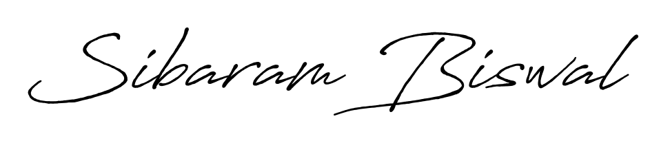 Upgrade your professional image with Sibaram Biswal signature created with Antro_Vectra_Bolder font. Fast, free, and watermark-free download. Sibaram Biswal signature style 7 images and pictures png