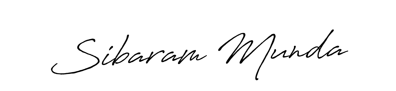 Antro_Vectra_Bolder is a professional signature style that is perfect for those who want to add a touch of class to their signature. It is also a great choice for those who want to make their signature more unique. Get Sibaram Munda name to fancy signature for free. Sibaram Munda signature style 7 images and pictures png