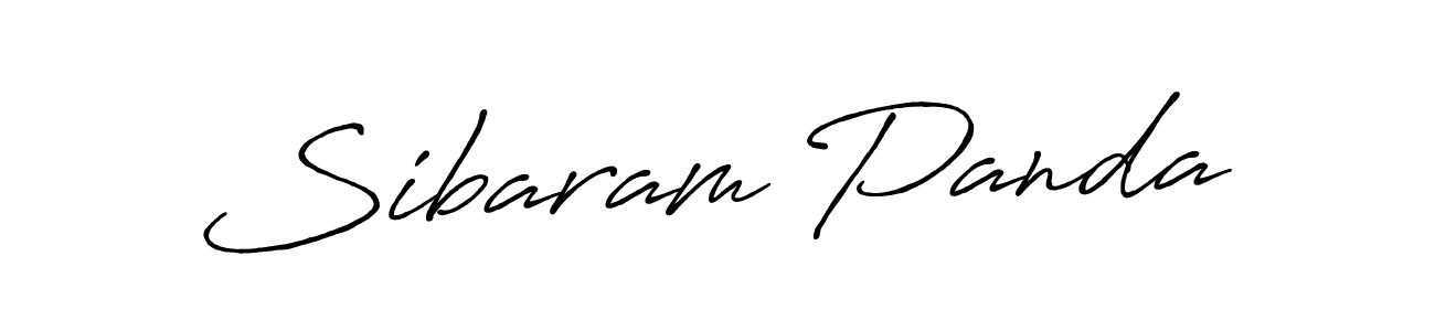 Make a beautiful signature design for name Sibaram Panda. With this signature (Antro_Vectra_Bolder) style, you can create a handwritten signature for free. Sibaram Panda signature style 7 images and pictures png