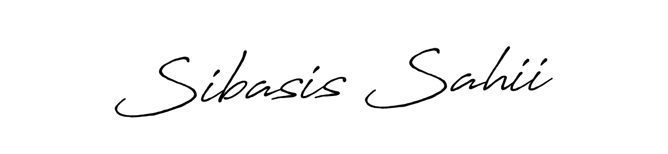 Sibasis Sahii stylish signature style. Best Handwritten Sign (Antro_Vectra_Bolder) for my name. Handwritten Signature Collection Ideas for my name Sibasis Sahii. Sibasis Sahii signature style 7 images and pictures png