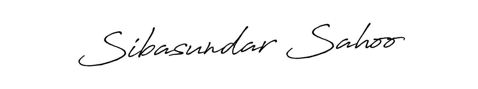 Make a beautiful signature design for name Sibasundar Sahoo. With this signature (Antro_Vectra_Bolder) style, you can create a handwritten signature for free. Sibasundar Sahoo signature style 7 images and pictures png