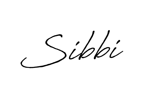 Create a beautiful signature design for name Sibbi. With this signature (Antro_Vectra_Bolder) fonts, you can make a handwritten signature for free. Sibbi signature style 7 images and pictures png