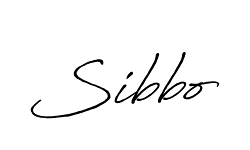 Create a beautiful signature design for name Sibbo. With this signature (Antro_Vectra_Bolder) fonts, you can make a handwritten signature for free. Sibbo signature style 7 images and pictures png
